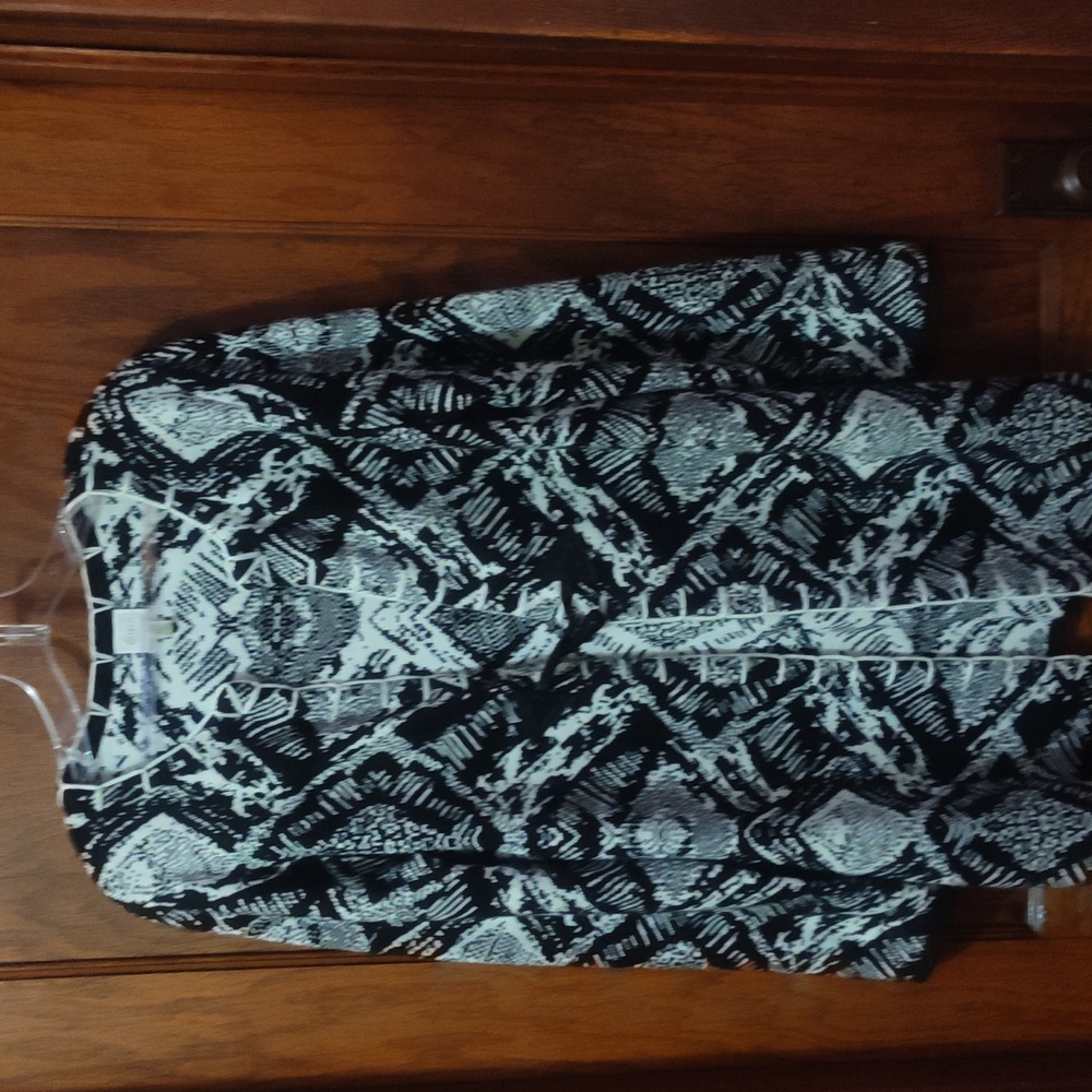 Cupio Cardigan Sweater Womens Large Southwest Aztec Western Rodeo Cozy Geometric